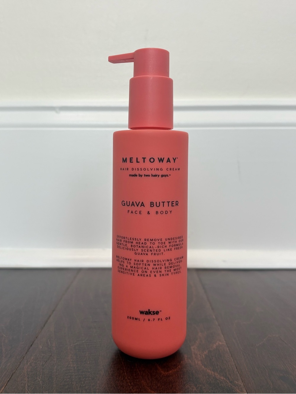 Wakse Meltoway Hair Dissolving Cream Guava Butter Face & Body 6.7oz
